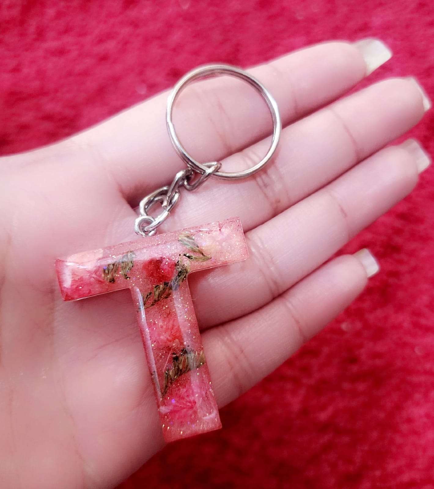 Single Alphabetic Keychain