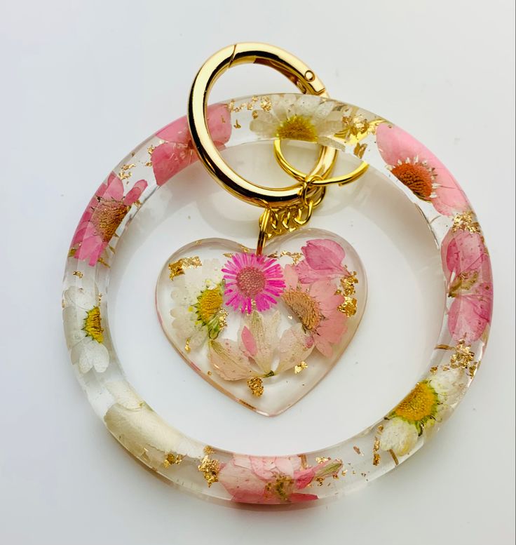 Double Alphabetic Keychain