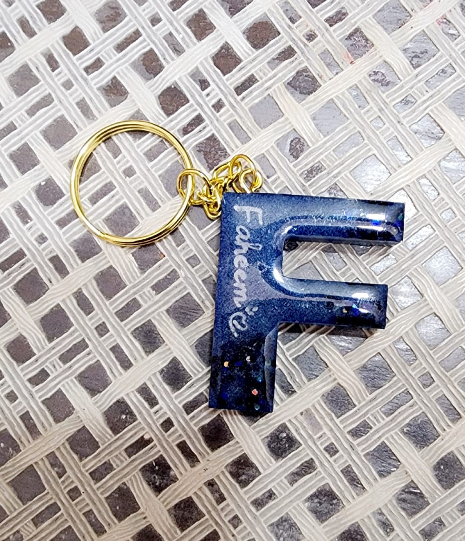 Single Alphabetic Keychain