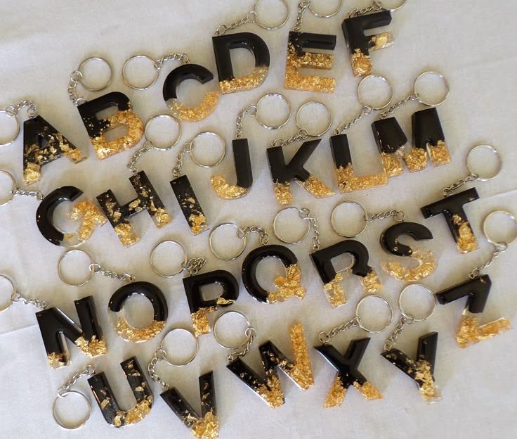 Single Alphabetic Keychain