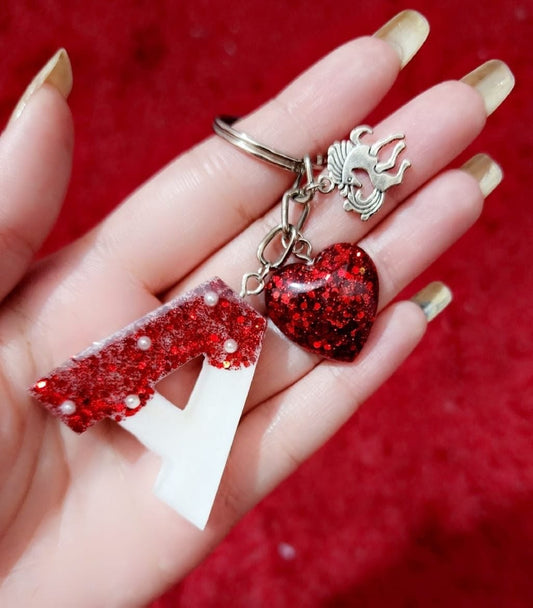 Single Alphabetic Keychain