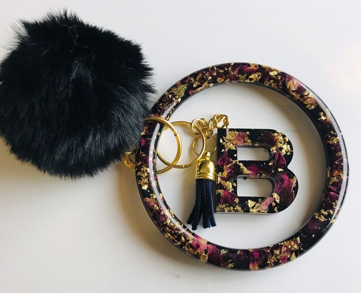 Double Alphabetic Keychain