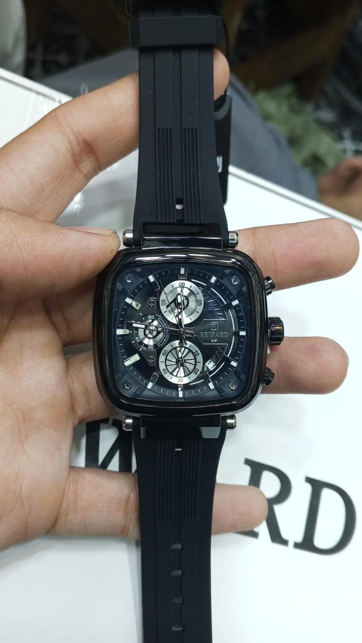 REWARD VIP Chronograph Men’s Watch – Silicone Strap, Quartz Movement